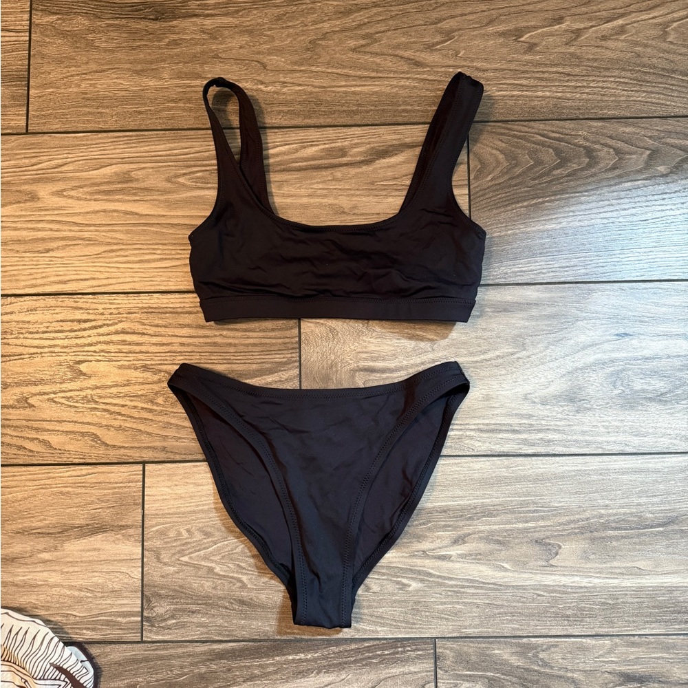 SKIMS Black Swim Set